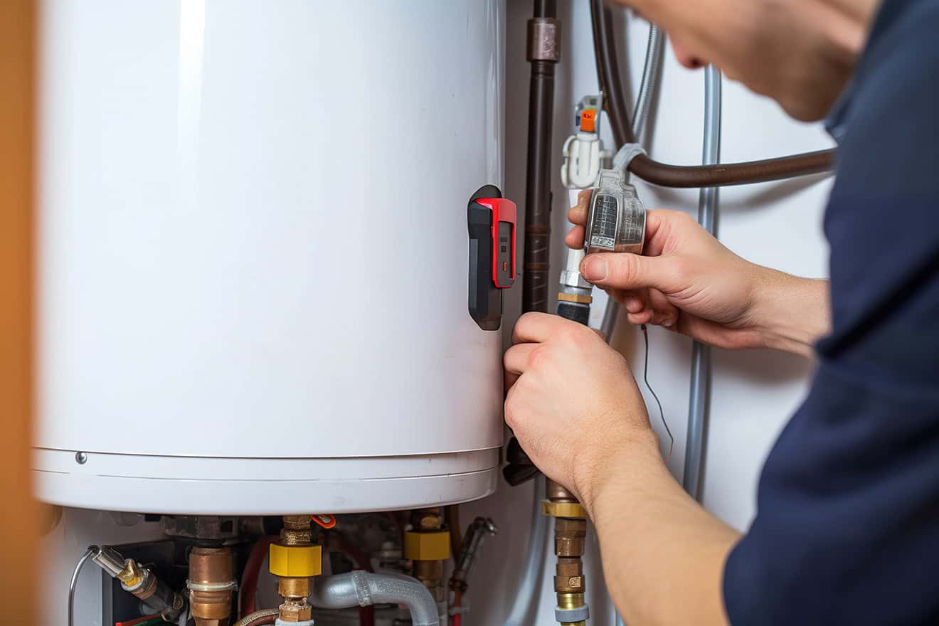 Tankless water heater installation